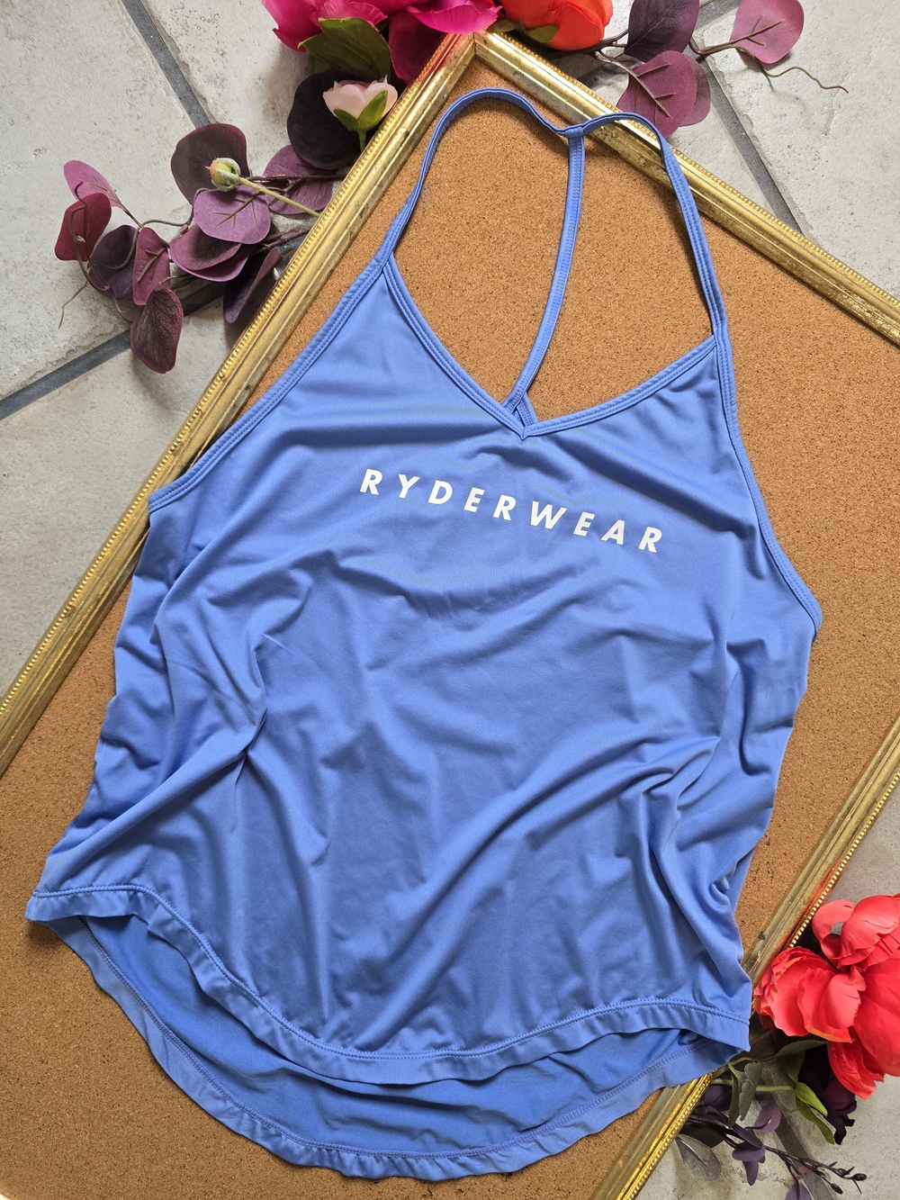 💫 2/$25 Ryderwear Periwinkle Blue T Back Workout Tank